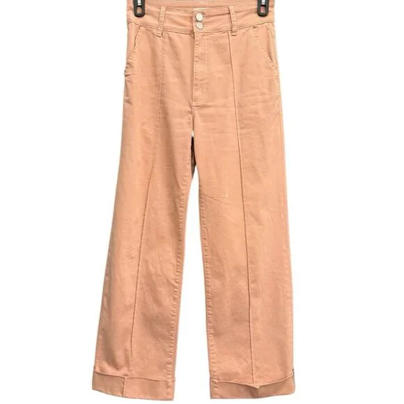FRAME 70's cotton-blend twill straight-leg pants - Picture 3 of 8
